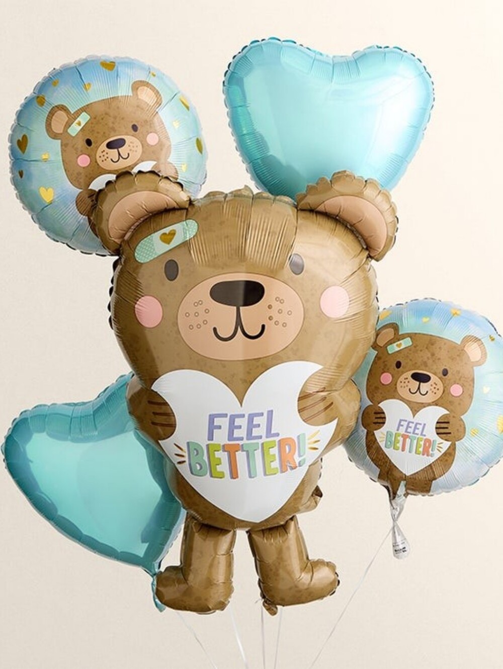 Get-Well Bear Balloon Bouquet